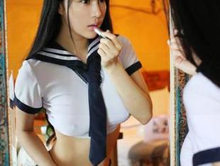 美媛馆 - 艾然Airan女仆的全套原图，带我走进了一个色彩斑斓的幻想世界，真想停留再久一点！