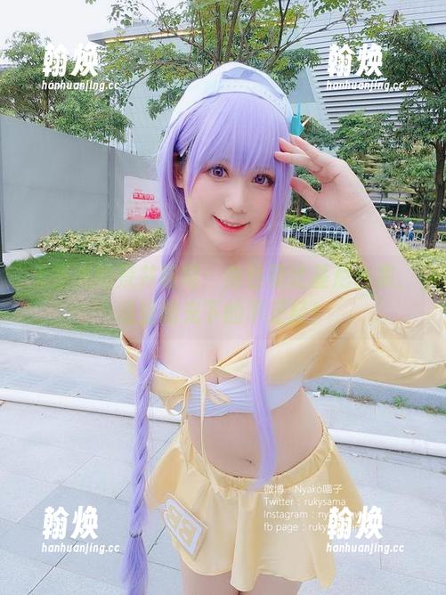无圣光的荒井喵喵：向日葵比基尼合集，感受阳光下的不正经！